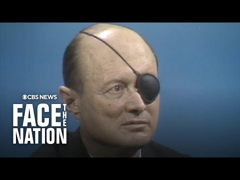 From the Archives: Israeli Defense Minister General Moshe Dayan on "Face the Nation," February 1972