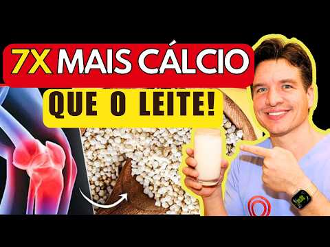 FORTALEÇA SEUS OSSOS e ARTICULAÇÕES SEM REMÉDIOS! (7 Alimentos que têm MAIS CÁLCIO que o leite)!