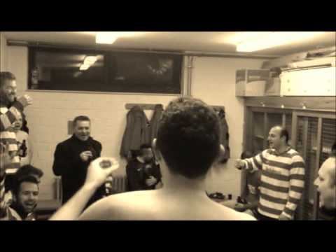 KLC Aachen 2014/15 Sokoli - Rhenania Würselen II 4:0 / Slavlje nakon pobjede Sokola