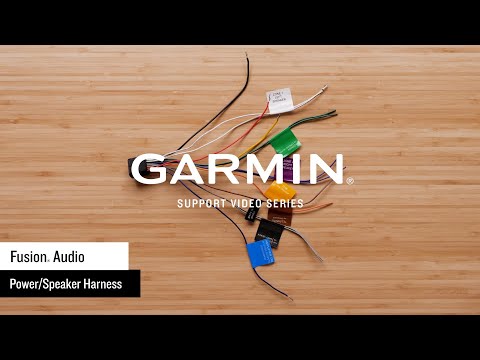 Garmin Support | Fusion® Marine Stereos | Wiring Harness Overview
