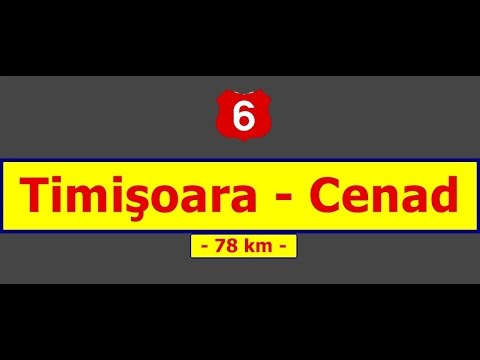DN 6: Timişoara - Sânnicolau Mare - Cenad (Febr. 28, 2017)