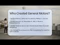 Who Created General Motors? - Car Performance Pros