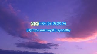 Lay Back in the Arms of Someone by Smokie play along with scrolling guitar chords and lyrics