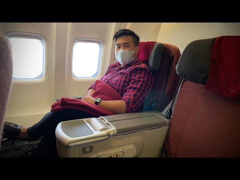 Review Garuda Indonesia Business Class on Boeing 737-800ER Palembang to Jakarta (GA 113)