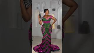 Mtindo wa gauni la harusi lililopambwa kwa  shanga #zamakalefashion #latestafricaprint #rembostyling