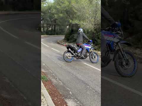 Yamaha Tenere 700 exast sound and drift drive #yamaha #motoroffroad #adventuremotorcycle #bikelife