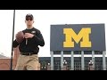 JIM HARBAUGH Visits Michigan - YouTube