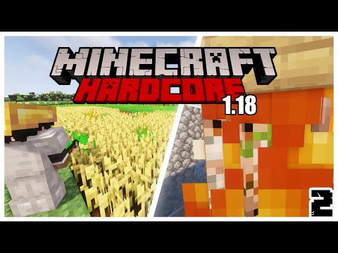 KoldGeneration -  Making an iron farm in Hardcore is HARDCORE!  - Minecraft 1.18 - Episode 2