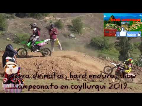 Carrera de Motocross  Campeonato en el distrito de Coyllurqui Cotabambas Apurímac 2019