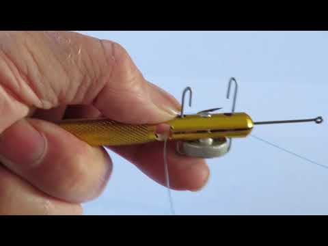 🐟 Fish hook knot tying tool a Simple Gadget for fastening Hooks to Fishing Line, it Actually Works