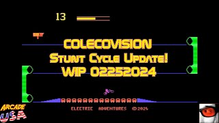 Stunt Cycle Update! (Colecovision - Revision 02/25/2024)