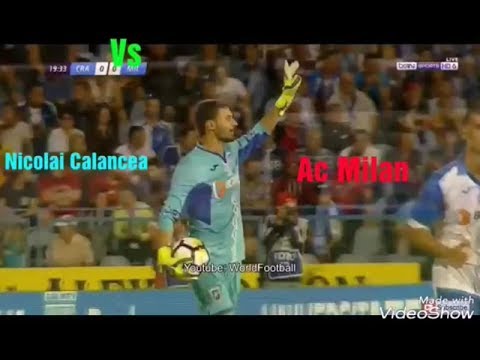 Nicolai Calancea vs Ac Milan [The Best Gk-(Super Cala)]