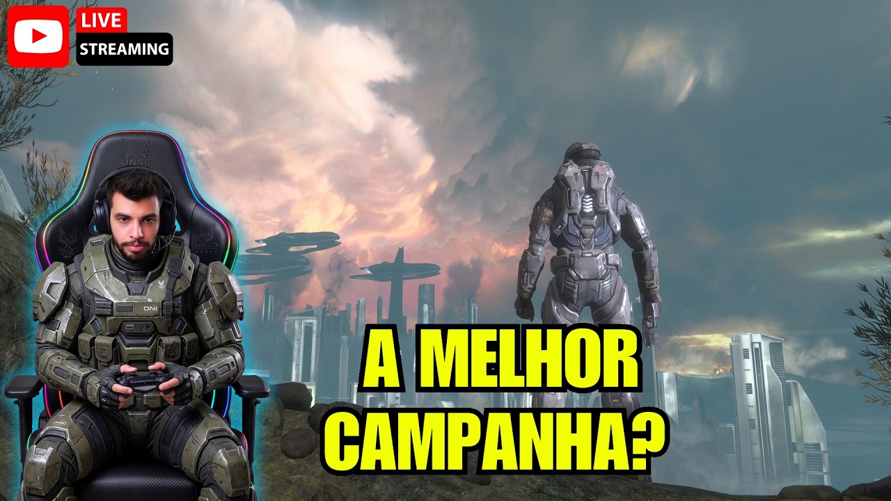 Halo Reach no LENDÁRIO até o FIM! VOU PASSAR RAIVA? 🤬 (Live Gameplay)