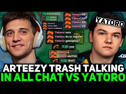 ARTEEZY TRASH TALKING in ALL CHAT vs YATORO! / RTZ on LIFESTEALER with TOP 6 RANK BZM vs RADDAN!
