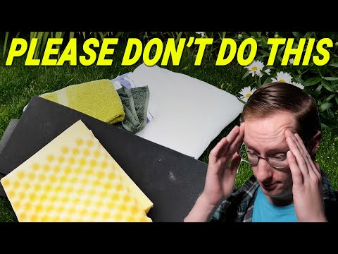 How NOT to Make DIY Sound Absorbing Acoustic Panels