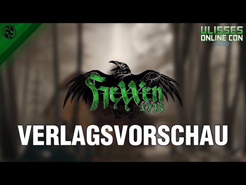 Ulisses Online Con 2020: Hexxen 1733 Verlagsvorschau