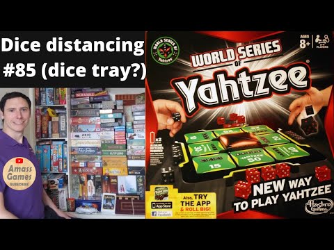 Dice Distancing 85 World Series of Yahtzee how far do dice roll do you need a dice tray? AmassGames