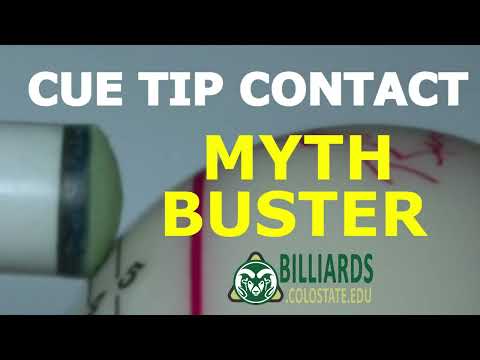 Cue Tip Contact Myth-Busting Truths in Super Slow Motion
