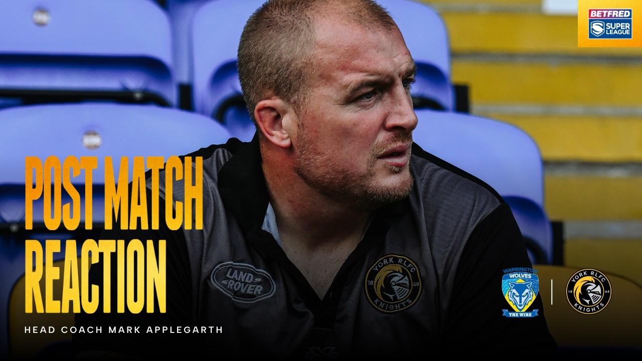 "the Story of the 2nd Half is Execution & Composure" | Reaction Mark Applegarth | Warrington | Rd 23