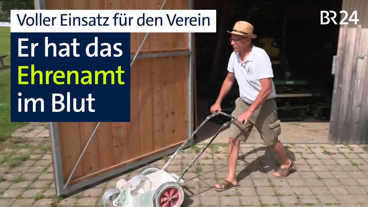 Er lebt fürs Ehrenamt und hält den SV Adelshofen-Nassenhausen am Leben | Abendschau | BR24