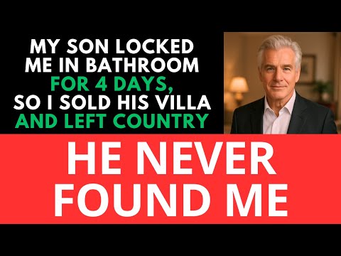 My Son Locked Me In The Bathroom For Four Days. So I Sold His Villa And Left The Country.
