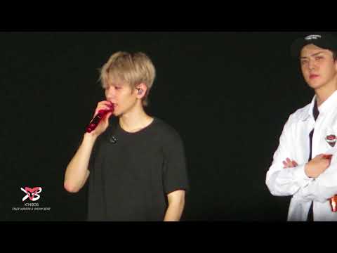 180603 EXO 엑소 - Ment 맨트 (3) Talk - EXO PLANET #4 - The ElyXiOn in Hong Kong [직캠]