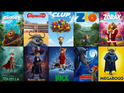 New Posters | Zootopia Parody of Famous Movies | New Fan Made Posters | New World