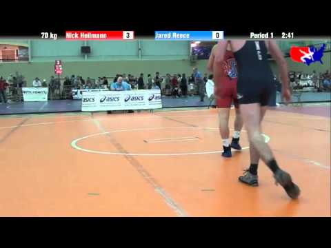 Nick Heilmann vs. Jared Reece at 2013 ASICS University Nationals - FS