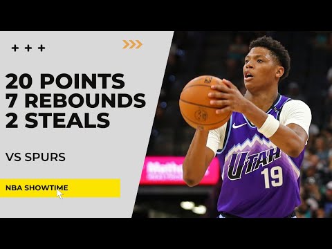 Ace Bailey 20 Points, 7 Rebs, 2 Steals vs Spurs I 2025 NBA Preseason