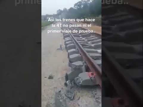 #amlo -Tren de la 4T se descarrila