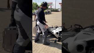🔥Triumph tiger 1200 lifting technique #shorts