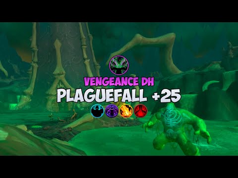 +25 Plaguefall | Kyrian Vengeance DH | Shadowlands M+
