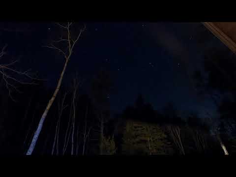 Orion and Pleiades setting March 3rd 2021