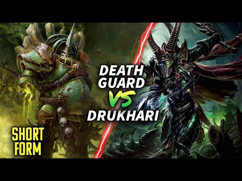 Death Guard vs Drukhari RBF75 #warhammer40k  #battlereport