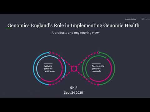GA4GH 8th Plenary Track 2A Genomics England