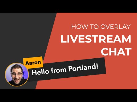How to add LIVE CHAT comments over your livestreams with the ATEM Mini