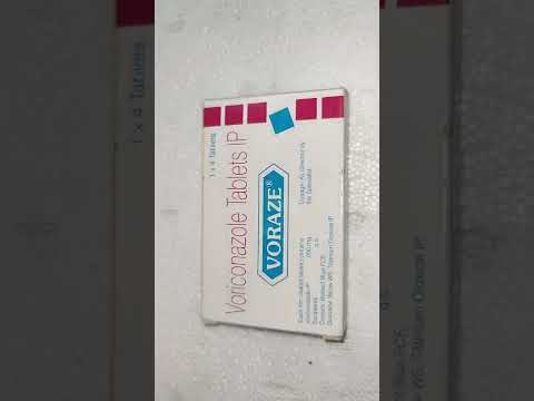 Voriconazole Tablets Ip VORAZE 200MG TABLET, Intas Pharmaceuticals Ltd, Box Packing
