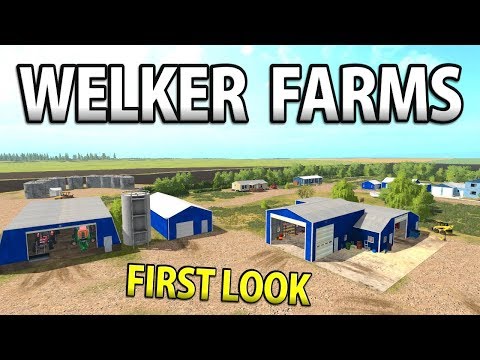 WELKER FARMS MAP TOUR | Farming Simulator 17