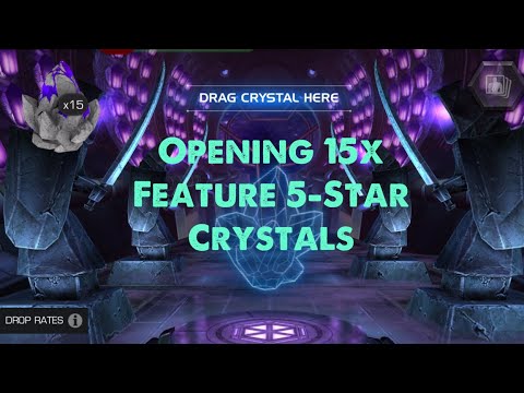 Opening 15x Feature 5 Star Crystals...MCOC