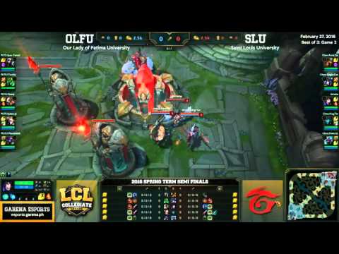 LCL 2016 Spring Term - Semi Finals - OLFU vs SLU Best of 3: Game 2