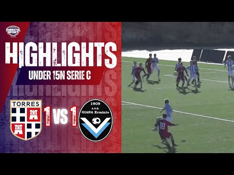 Calcio Giovanile U15 – Torres Sassari - Giana Erminio 1-1 (Highlights)