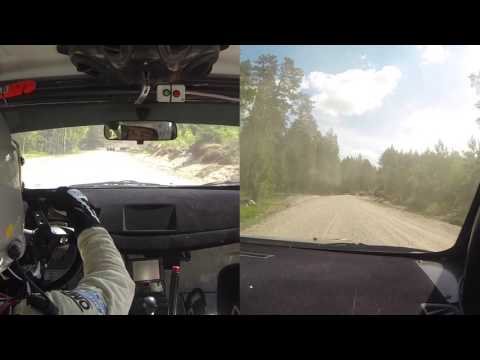 Talsi rally 2016 ss9 V. Švedas vs G.Notkus