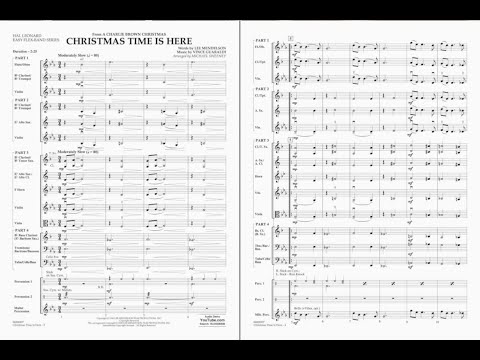 Christmas Time Is Here arranged by Michael Sweeney