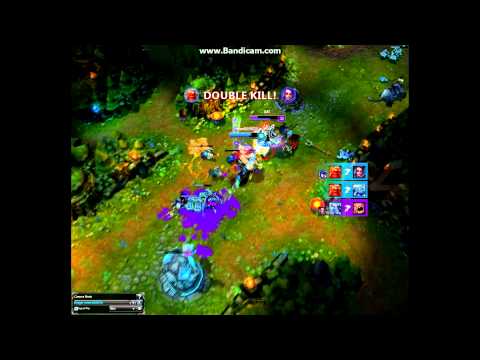 Amazing Gragas Quadra Kill!!! Q+R combo