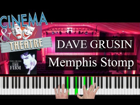 DAVE GRUSIN - Memphis Stomp. 1993 ~ The Firm soundtrack Piano Tutorial