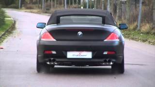 preview picture of video 'BMW E64 650I with Eisenmann sportexhaust in M6 look'