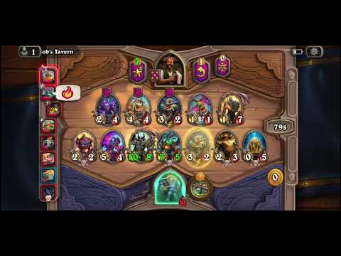 Hearthstone battlegrounds Devine menagerie deathrattle build.