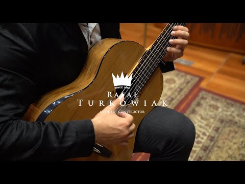 Turkowiak Luthier Classical Guitar - Earth Cedar Solid-Top - Sound Sample - played by Mak Grgić