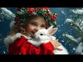 Nieuwjaarskaarten, Kerst- en nieuwjaarsmuziek met door AI gegenereerde filmische effecten op kerstkaarten.