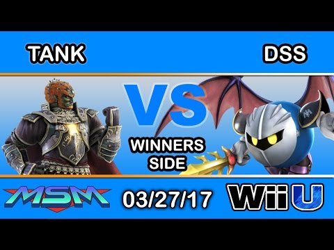 MSM 91 - Tank (Ganondorf) Vs. DSS (Meta Knight) Winners Side - Smash Wii U